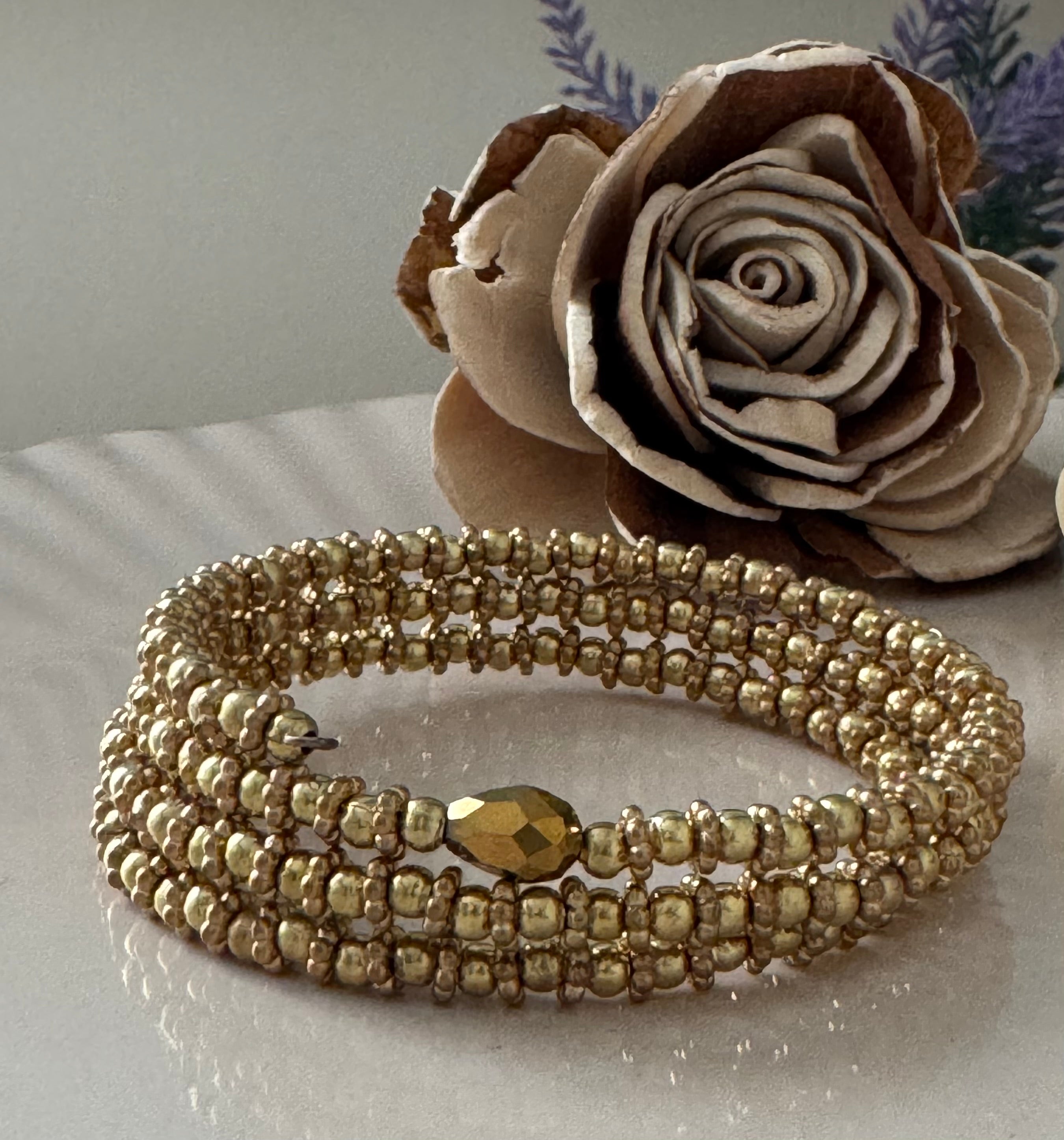 Bransoletka Whisper Collection No.04 – Golden Harmony