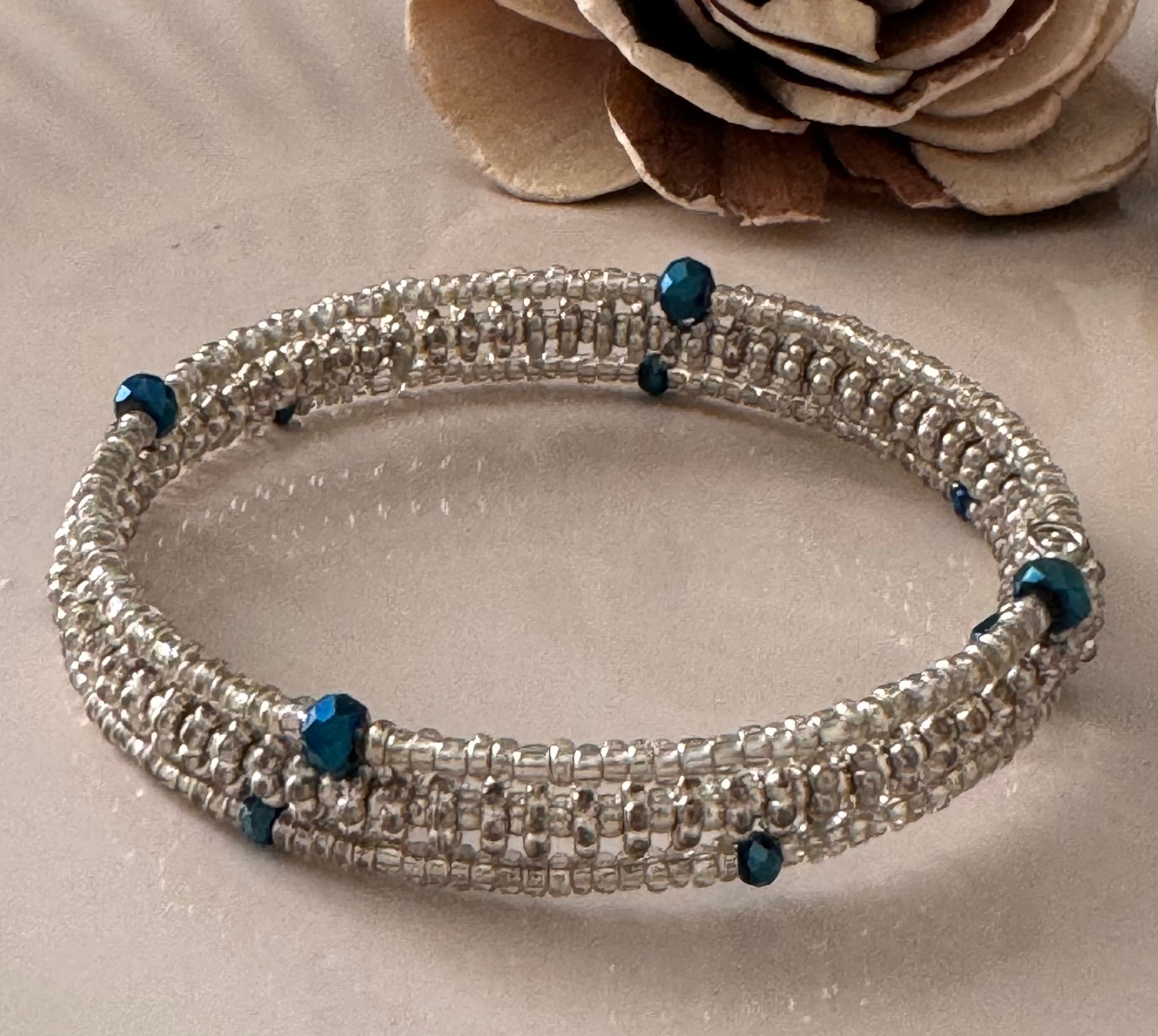 Bransoletka Whisper Collection No.19 – Silver Teal