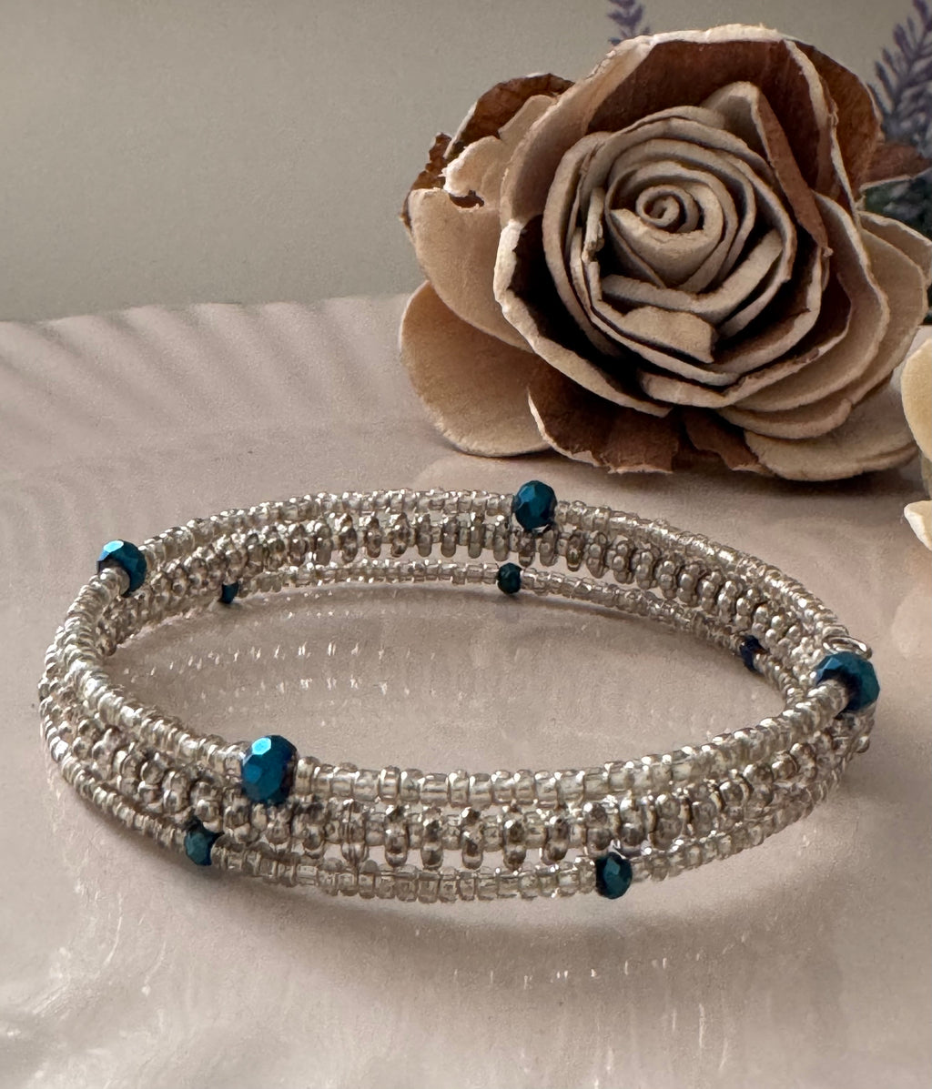 Bransoletka Whisper Collection No.19 – Silver Teal