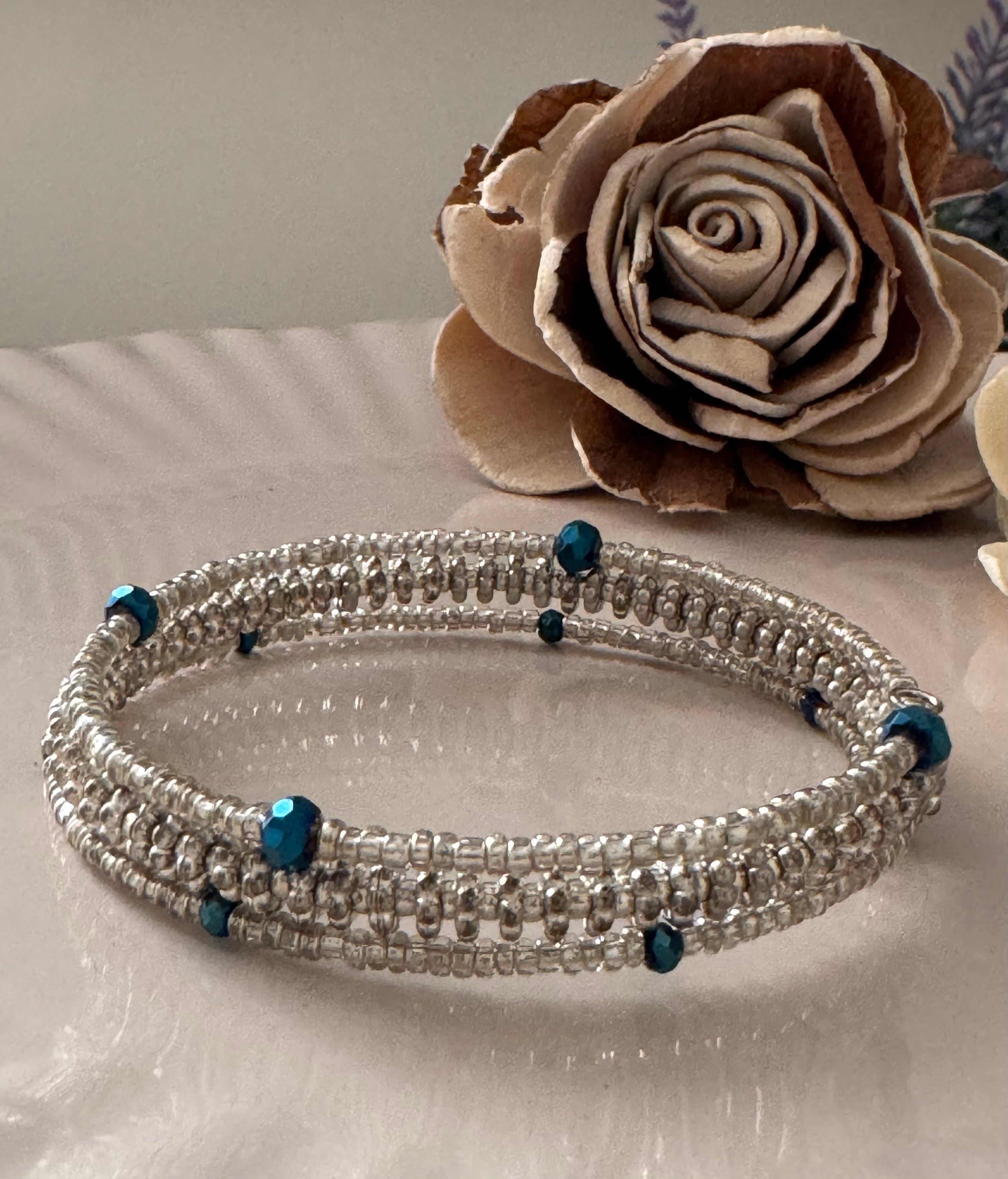 Bransoletka Whisper Collection No.19 – Silver Teal