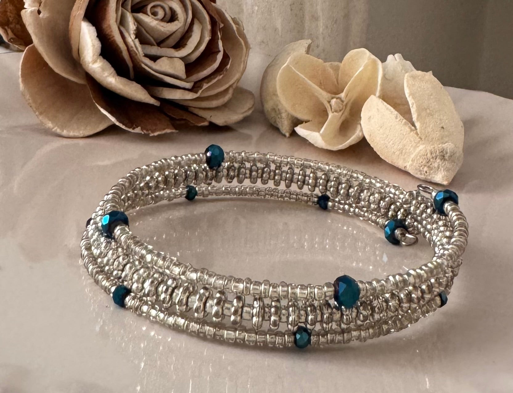 Bransoletka Whisper Collection No.19 – Silver Teal