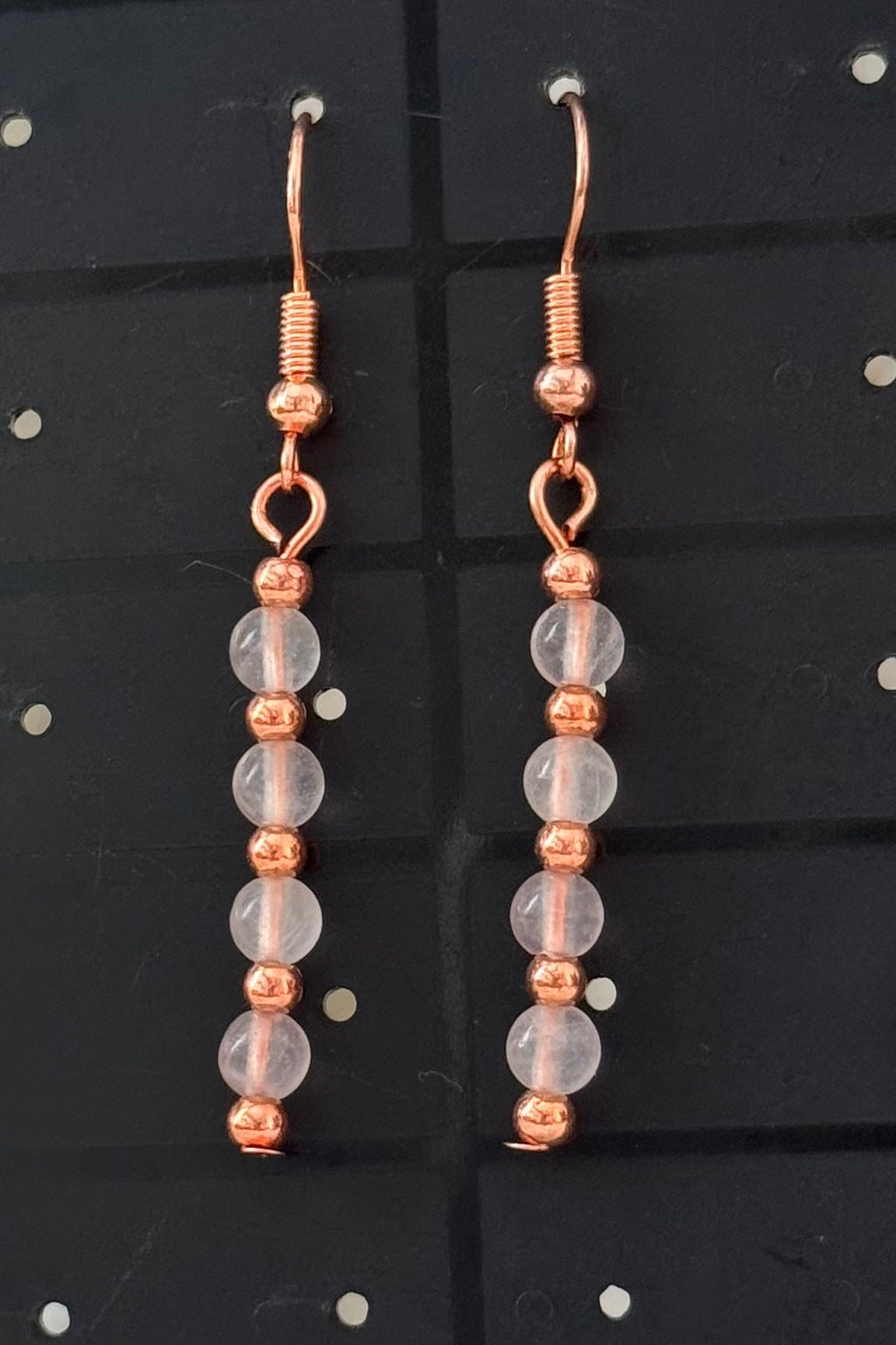 Kolczyki Eclipse No.02 – Rose Quartz