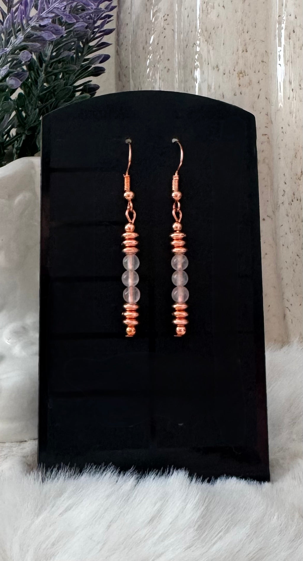 Kolczyki Eclipse No.01 – Rose Quartz
