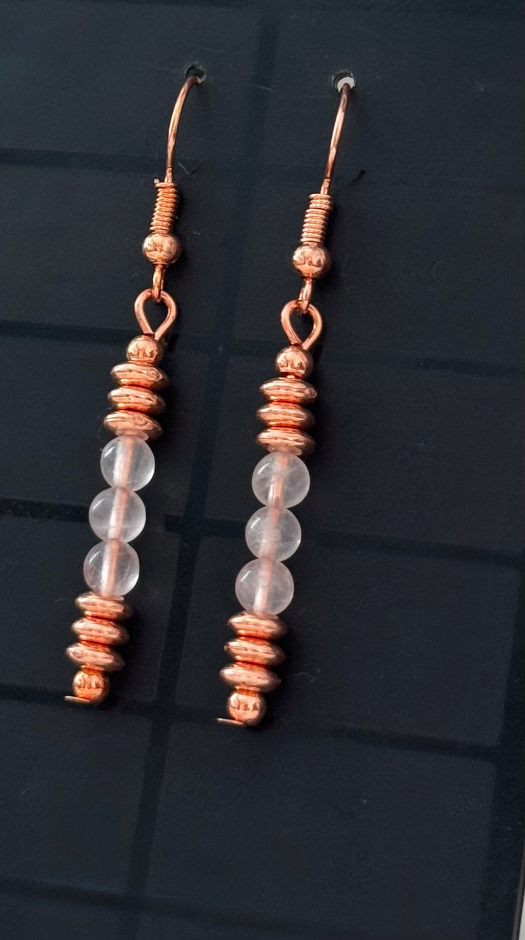 Kolczyki Eclipse No.01 – Rose Quartz